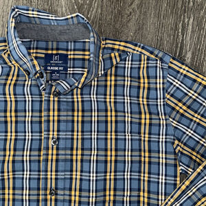 George Classic Fit Men’s Small (34-36) Flannel Look Light Cotten Blend
